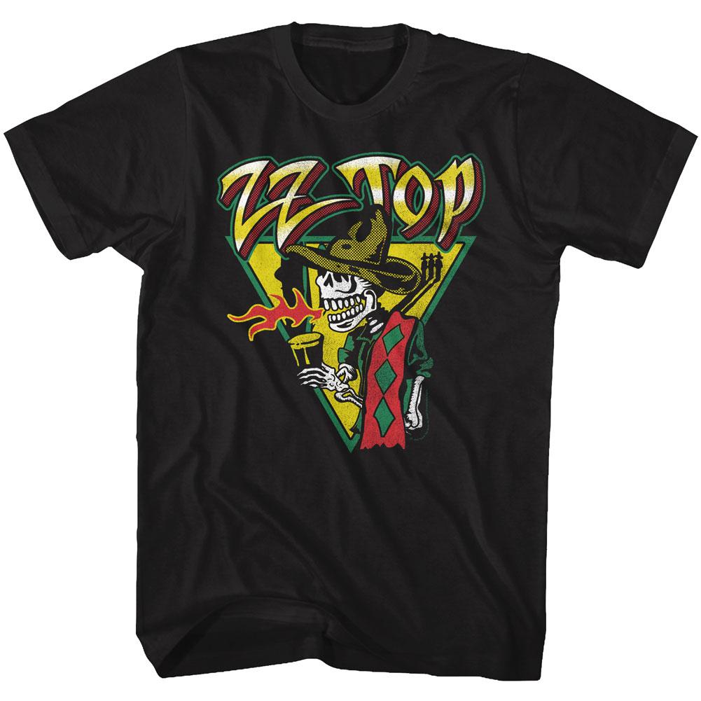ZZ TOP Flame Hombre Slim Fit T-Shirt