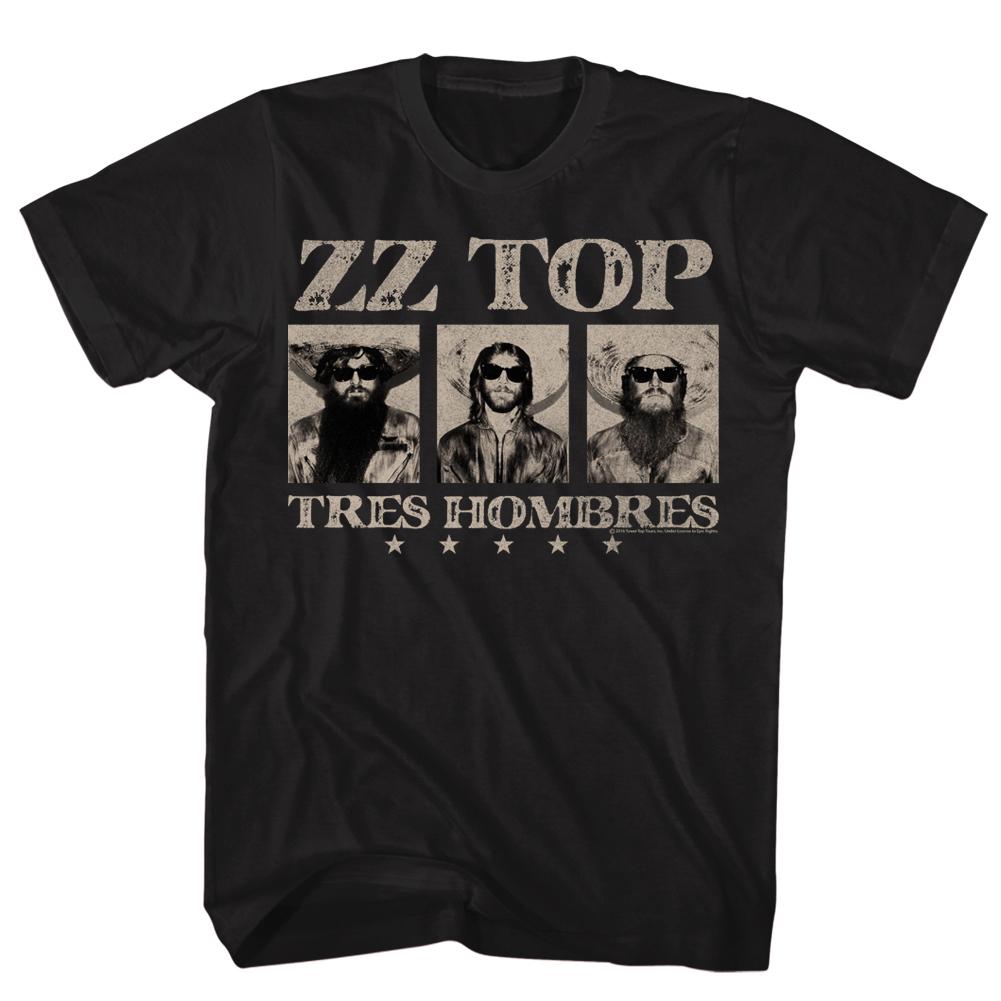 ZZ TOP Tres Hombres Distressed Slim Fit T-Shirt